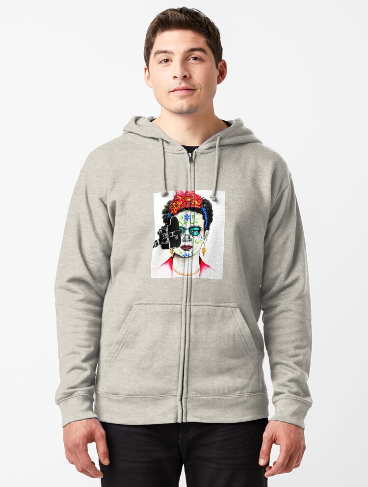 Thumbnail 1 of 5, Zipped Hoodie, Official Cine Pobre Film Festival Swag designed and sold by cinepobre.