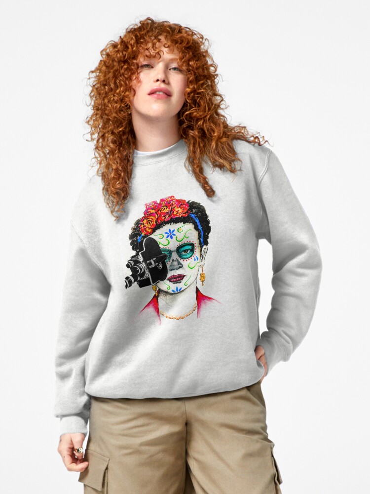 Thumbnail 4 of 7, Pullover Sweatshirt, Official Cine Pobre Film Festival Swag designed and sold by cinepobre.