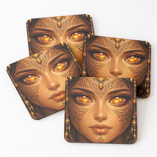 Item preview, Sun Oracle Ritual Mask - Tribal Gold Art designed and sold by AD-NOVA!!!.