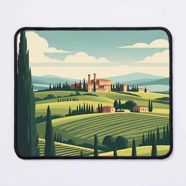 Item preview, Vintage Tuscany Italy Landscape Travel Art designed and sold by Atlas Poster Co..