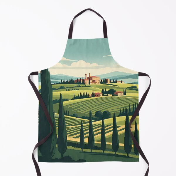 Item preview, Vintage Tuscany Italy Landscape Travel Art designed and sold by Atlas Poster Co..
