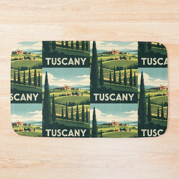 Item preview, Vintage Tuscany Italy Landscape Travel Art designed and sold by Atlas Poster Co..