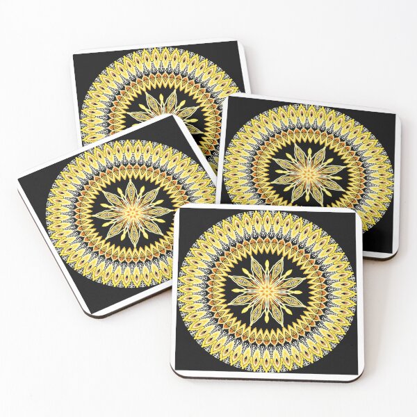 Item preview, Golden Radiance Mandala – Sacred Sunburst designed and sold by Mandalas_fun.