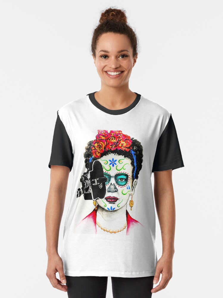 Thumbnail 2 of 5, Graphic T-Shirt, Official Cine Pobre Film Festival Swag designed and sold by cinepobre.