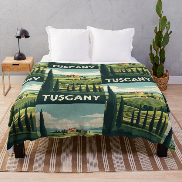 Item preview, Vintage Tuscany Italy Landscape Travel Art designed and sold by Atlas Poster Co..