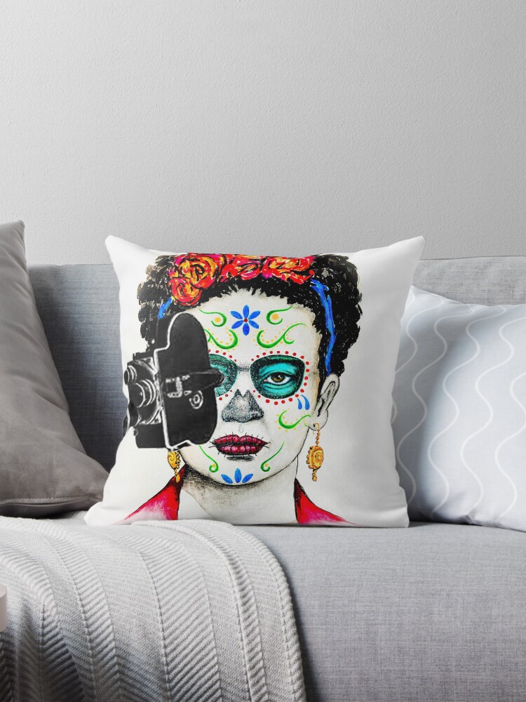 Thumbnail 1 of 4, Pillow, Official Cine Pobre Film Festival Swag designed and sold by cinepobre.