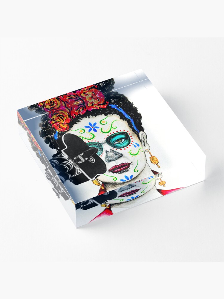 Thumbnail 3 of 5, Acrylic Block, Official Cine Pobre Film Festival Swag designed and sold by cinepobre.