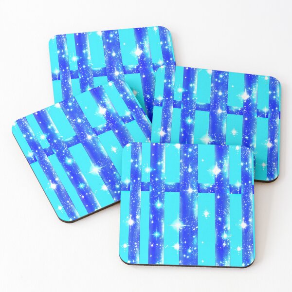 Item preview, Blue Galaxy Stripes With Stars designed and sold by bubblegoth.