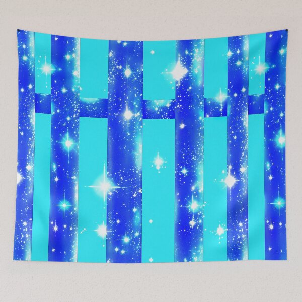 Item preview, Blue Galaxy Stripes With Stars designed and sold by bubblegoth.