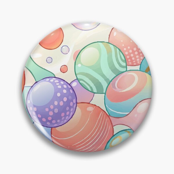 Item preview, Pastel Retro Bubble Universe – Y2K Aesthetic Abstract Floating Spheres designed and sold by Far Out Goods.