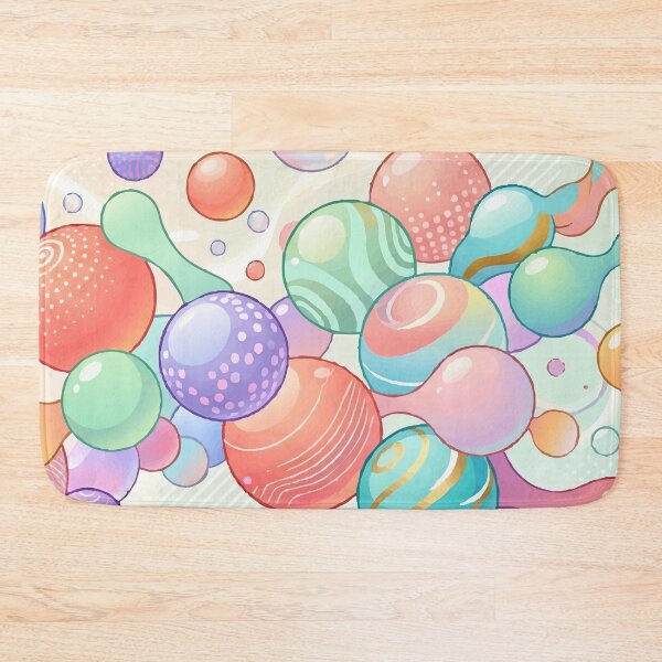 Item preview, Pastel Retro Bubble Universe – Y2K Aesthetic Abstract Floating Spheres designed and sold by Far Out Goods.