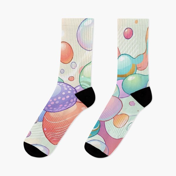 Item preview, Pastel Retro Bubble Universe – Y2K Aesthetic Abstract Floating Spheres designed and sold by Far Out Goods.