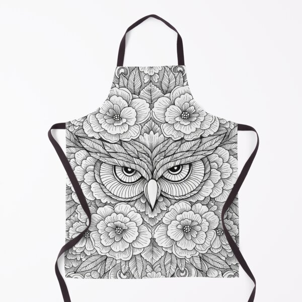 Item preview, Floral Mandala Art owl – Intricate Flower Mandala Design designed and sold by Anime9122.
