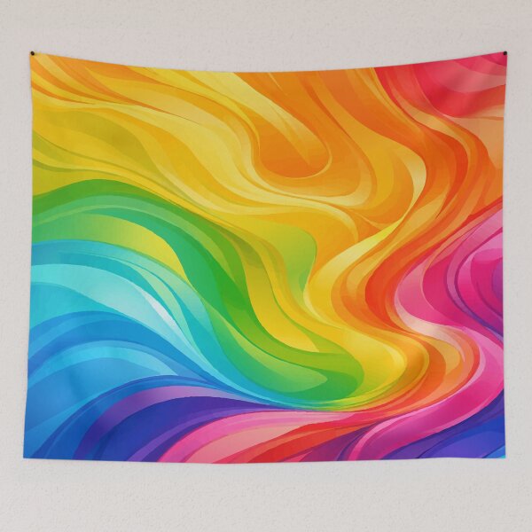 Item preview, Psychedelic Rainbow Liquid Swirl – Colorful Abstract Fluid Flow Art designed and sold by Far Out Goods.