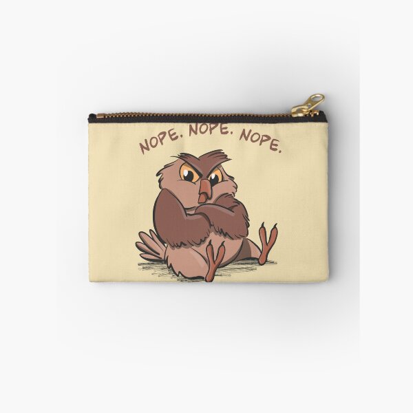 Item preview, Archimedes Owl Nope designed and sold by Oh Sweet Barnacles.