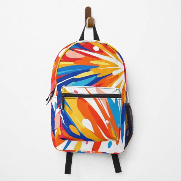 Item preview, Dopamine Color Burst – Vibrant Abstract Neon Paint Splash on Black designed and sold by Far Out Goods.