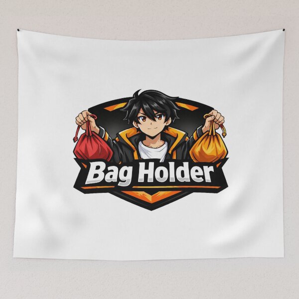 Item preview, Bag Holder Crypto Meme Anime Trader | Diamond Hands Bagholder Joke designed and sold by VolatilityEdge.