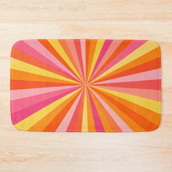 Item preview, Retro Dopamine Sunburst – Vibrant 70s Abstract Ray Background designed and sold by Far Out Goods.