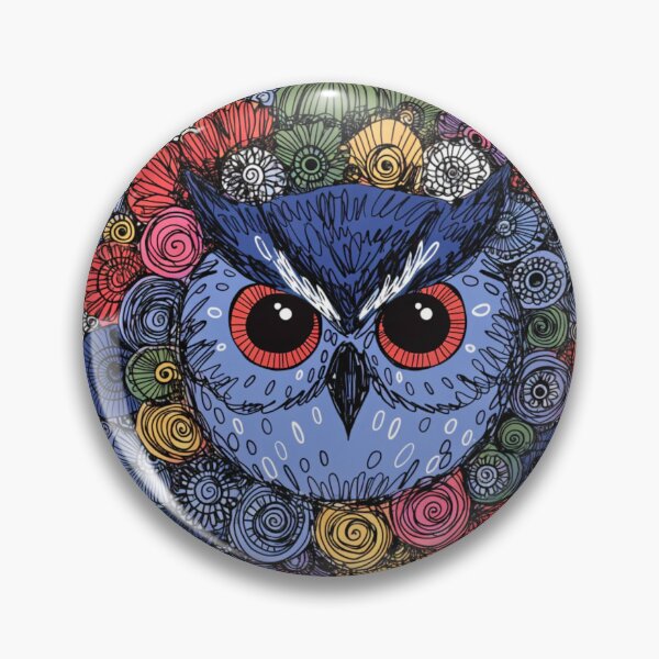 Item preview, Floral Mandala Art owl – Intricate Flower Mandala Design designed and sold by Anime9122.