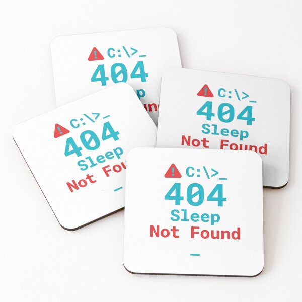 Item preview, 404 Sleep Not Found  Funny IT Support Tech Shirt designed and sold by KurtByteStudio.