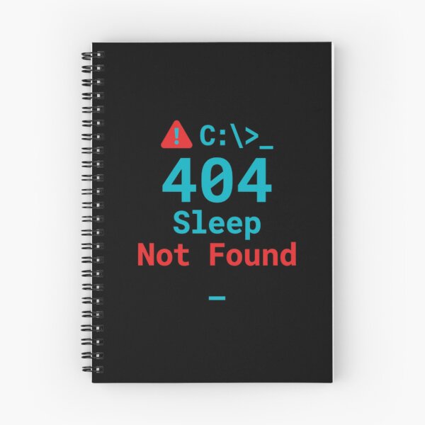Item preview, 404 Sleep Not Found  Funny IT Support Tech Shirt designed and sold by KurtByteStudio.