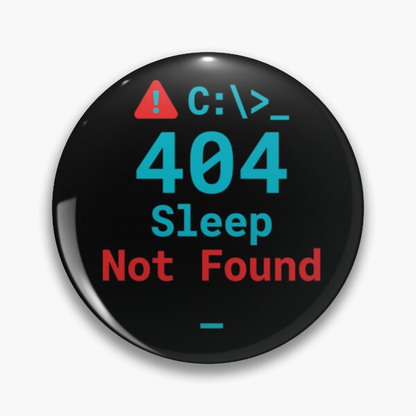 Item preview, 404 Sleep Not Found  Funny IT Support Tech Shirt designed and sold by KurtByteStudio.