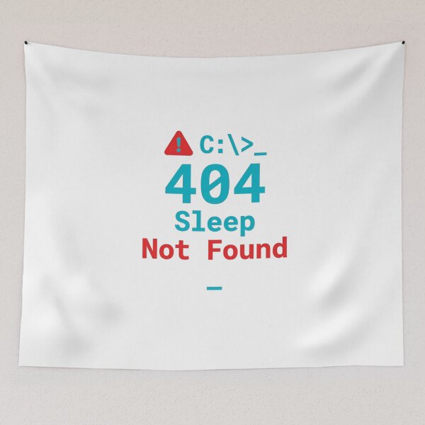 Item preview, 404 Sleep Not Found  Funny IT Support Tech Shirt designed and sold by KurtByteStudio.