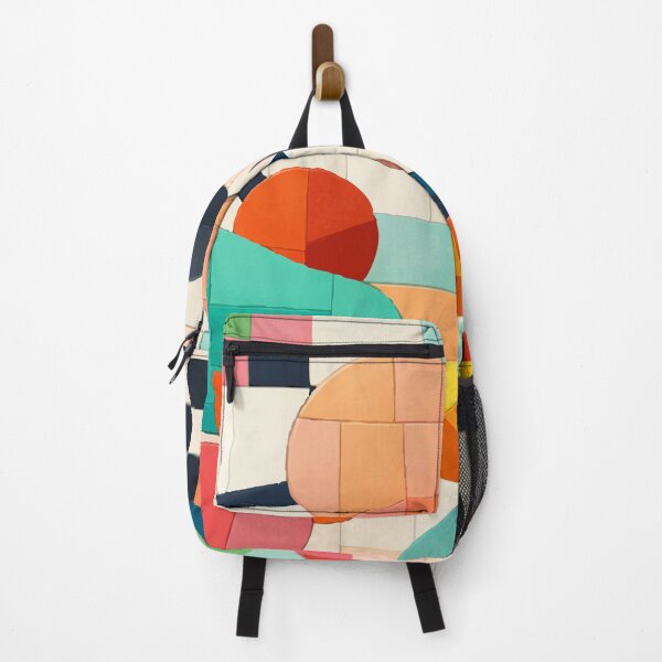 Item preview, Joyful Abstract Mosaic - Colorful Geometric Patchwork Art designed and sold by Far Out Goods.