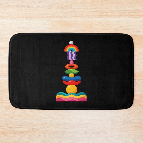 Item preview, Colorful Abstract Modern Totem - Playful Geometric Pop Art designed and sold by Far Out Goods.