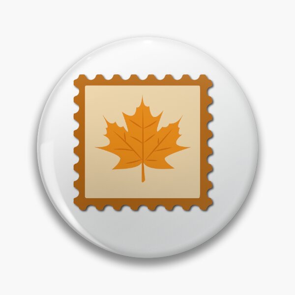 Item preview, Autumn Leaf Postage Stamp designed and sold by ArtYuly.