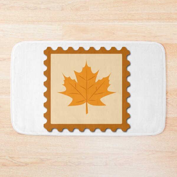 Item preview, Autumn Leaf Postage Stamp designed and sold by ArtYuly.