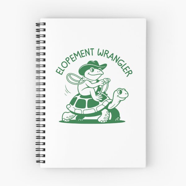 Item preview, Elopement Wrangler Funny Cowboy Frog Off to Wrangle Elopers designed and sold by gunaone-design.