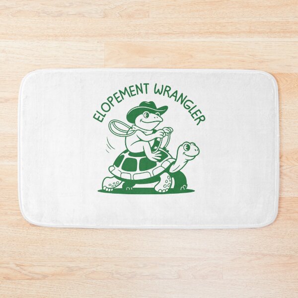 Item preview, Elopement Wrangler Funny Cowboy Frog Off to Wrangle Elopers designed and sold by gunaone-design.