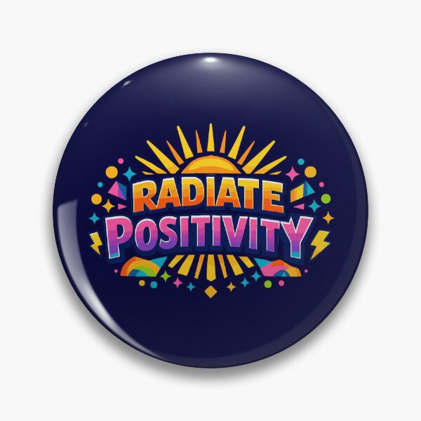 Item preview, Radiate Positivity - Retro Sunshine Typography & Vibrant Pop Art designed and sold by Far Out Goods.