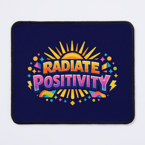 Item preview, Radiate Positivity - Retro Sunshine Typography & Vibrant Pop Art designed and sold by Far Out Goods.