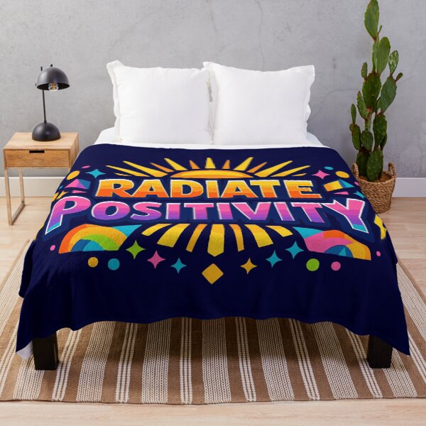 Item preview, Radiate Positivity - Retro Sunshine Typography & Vibrant Pop Art designed and sold by Far Out Goods.