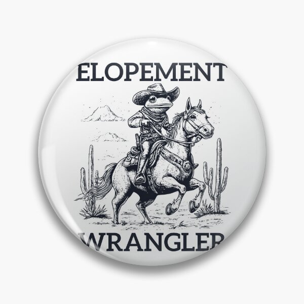 Item preview, Elopement-Wrangler Funny Cowboy Frog Ride Horse Desert designed and sold by gunaone-design.