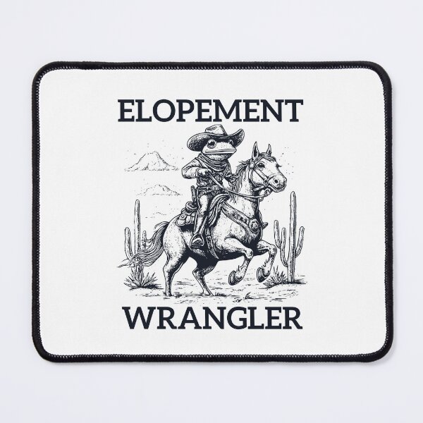 Item preview, Elopement-Wrangler Funny Cowboy Frog Ride Horse Desert designed and sold by gunaone-design.