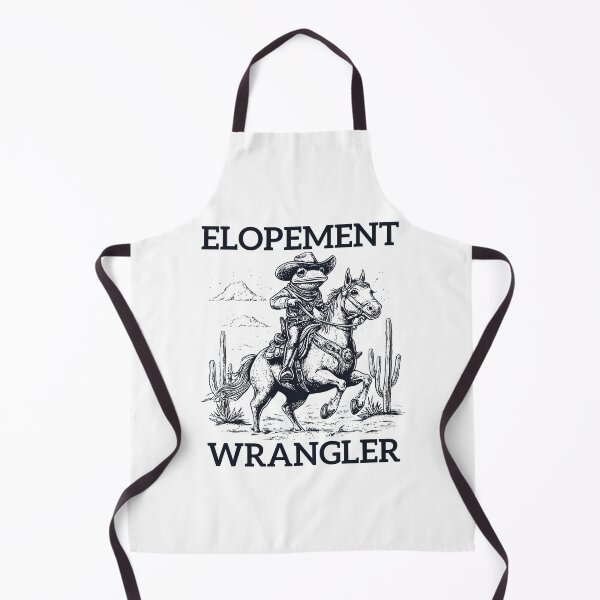 Item preview, Elopement-Wrangler Funny Cowboy Frog Ride Horse Desert designed and sold by gunaone-design.