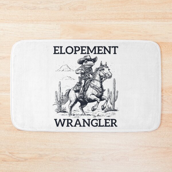 Item preview, Elopement-Wrangler Funny Cowboy Frog Ride Horse Desert designed and sold by gunaone-design.