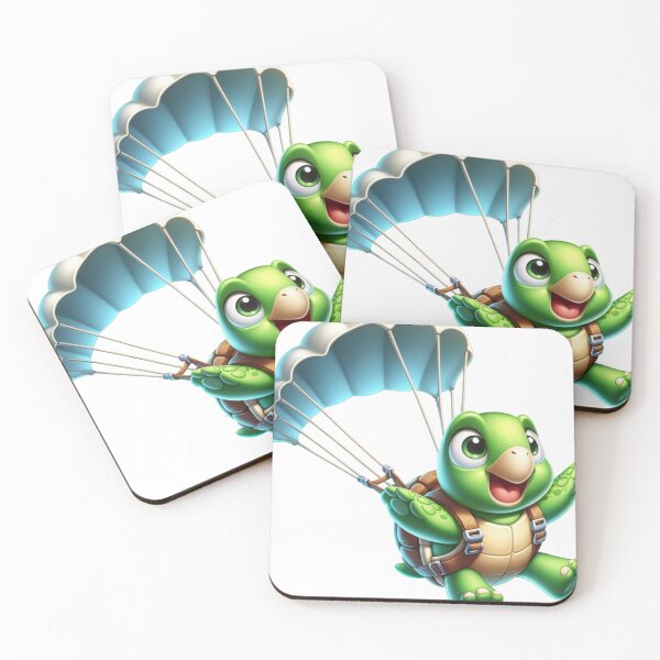 Item preview, Skydiving Turtle designed and sold by PassionforLove.