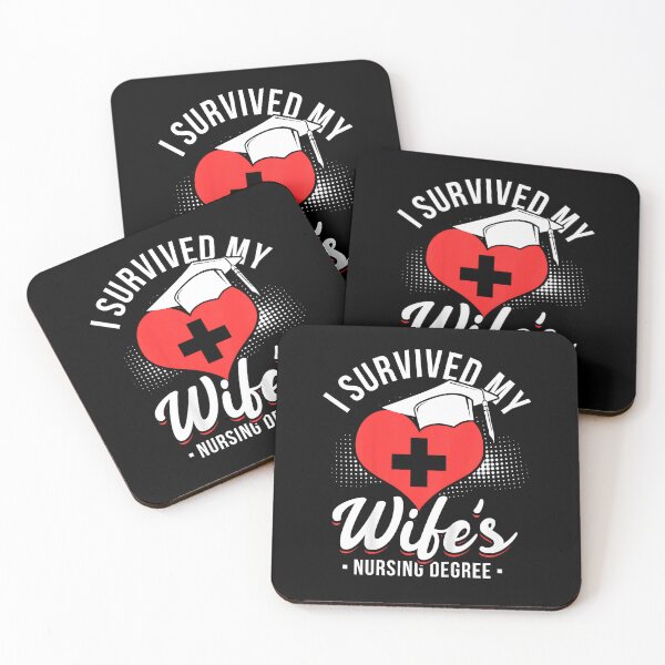 Item preview, I Survived My Wife's Nursing Degree Wife designed and sold by Goleon12.