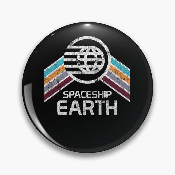 Item preview, Spaceship Earth Logo in Distressed Style  designed and sold by Kasia-2001.