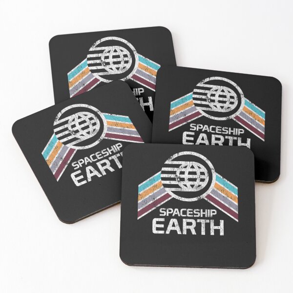 Item preview, Spaceship Earth Logo in Distressed Style  designed and sold by Kasia-2001.