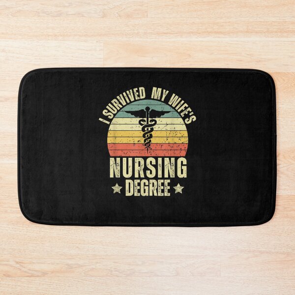 Item preview, I Survived My Wife's Nursing Degree Graduation Nurse LPN CNA designed and sold by Goleon12.