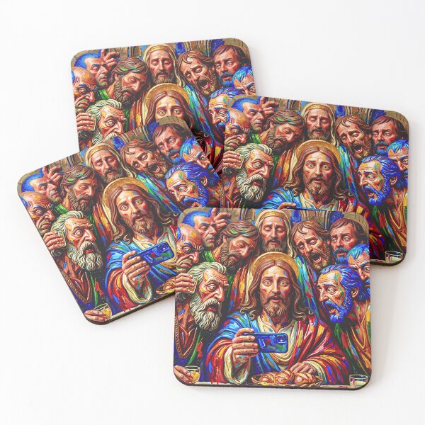 Item preview, The Last Supper Selfie – Funny Jesus and Apostles Christian Art designed and sold by JuandiArt7.