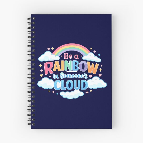 Item preview, Be a Rainbow in Someone’s Cloud - Retro Pastel Rainbow Quote designed and sold by Far Out Goods.