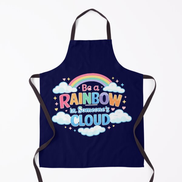 Item preview, Be a Rainbow in Someone’s Cloud - Retro Pastel Rainbow Quote designed and sold by Far Out Goods.
