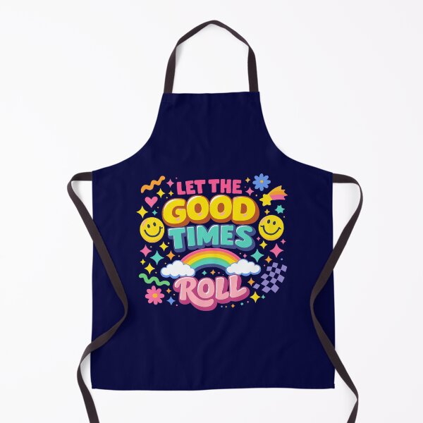Item preview, Retro Let The Good Times Roll – Colorful Y2K Aesthetic Typography designed and sold by Far Out Goods.