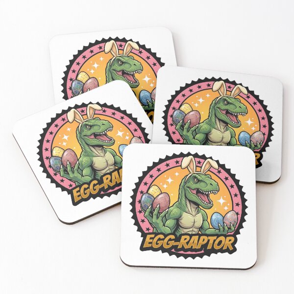 Item preview, Egg-Raptor – Funny Dinosaur Easter Egg Hunter Design designed and sold by relso.